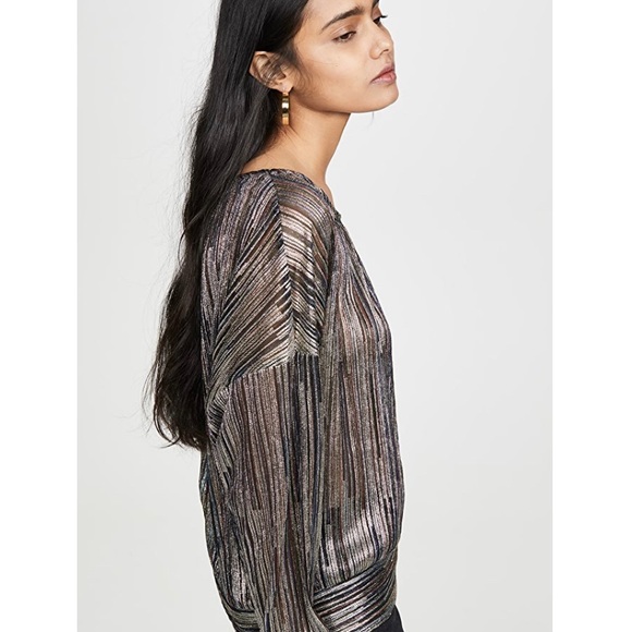 Ramy Brook Tops - NWT Ramy Brook Dori Metallic top size Small